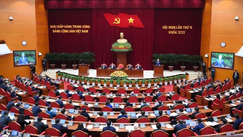 Thông cáo báo chí ngày làm việc thứ nhất Hội nghị lần thứ 15 Ban Chấp hành Trung ương Đảng khóa XIII