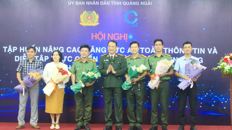 Ra mắt Đội Ứng cứu sự cố an toàn thông tin mạng tỉnh Quảng Ngãi