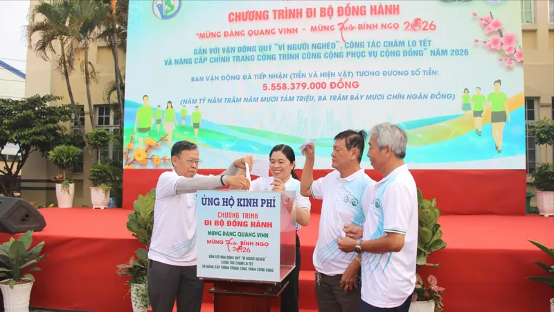 Quyên góp hơn 5,5 tỷ đồng chăm lo tết và chỉnh trang đô thị phường Tam Bình