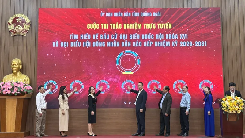 Quảng Ngãi phát động Cuộc thi trực tuyến tìm hiểu về bầu cử nhiệm kỳ 2026-2031