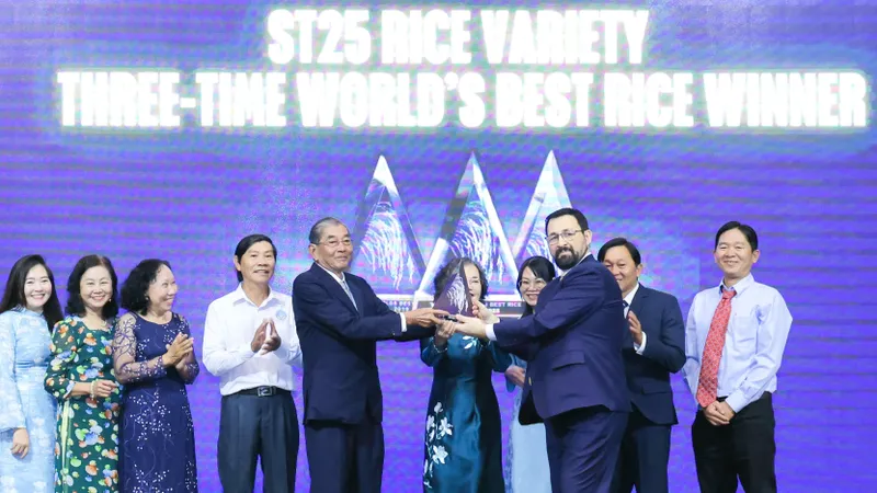 ST25 được vinh danh “Gạo ngon nhất thế giới” tại chính quê nhà