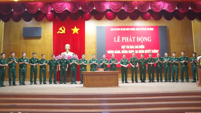 BĐBP TPHCM phát động thi đua “Mừng Đảng, mừng Xuân, ra quân Quyết thắng”