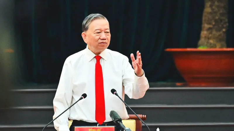 Tổng Bí thư Tô Lâm: TPHCM là nơi Trung ương yên tâm giao việc khó và lớn