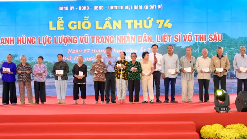 Trang trọng Lễ giỗ lần thứ 74 Anh hùng liệt sĩ Võ Thị Sáu