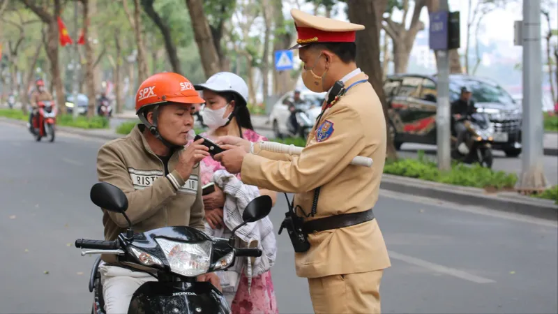 Xử lý hơn 3.400 trường hợp vi phạm nồng độ cồn trong ngày 20-2