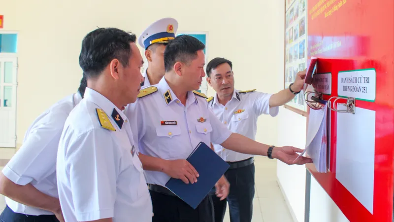 Lữ đoàn 171 chuẩn bị chu đáo cho công tác bầu cử