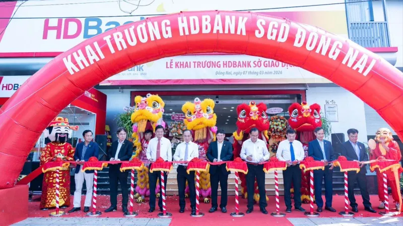 HDBank Sở Giao dịch Đồng Nai khai trương trụ sở mới, tăng cường phục vụ trung tâm công nghiệp phía Nam