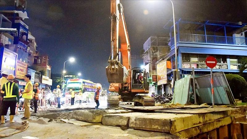 Tăng tốc thi công tuyến metro Bến Thành - Tham Lương