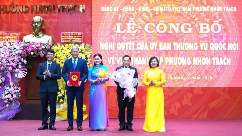 Công bố thành lập 10 phường của thành phố Đồng Nai