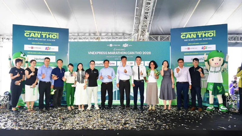 Khai mạc Giải chạy “VnExpress Marathon Cần Thơ 2026” 