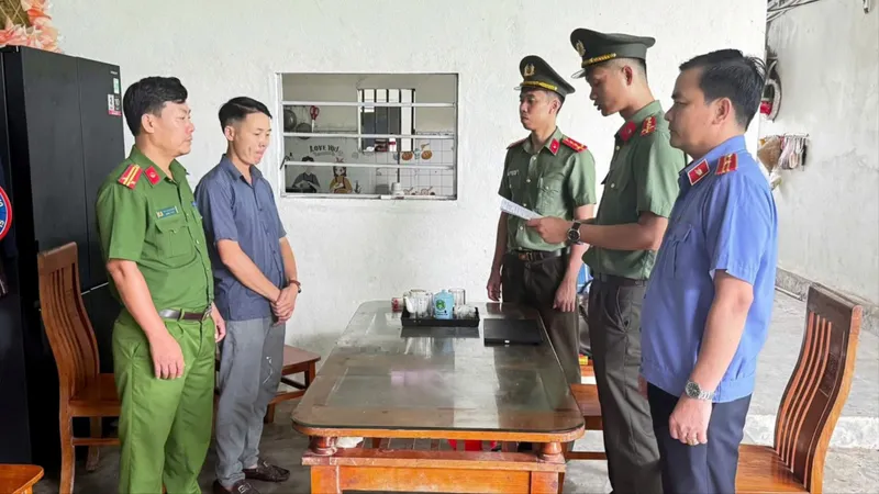 Cơ quan điều tra tống đạt quyết định khởi tố bị can đối với Lê Đăng Liêu