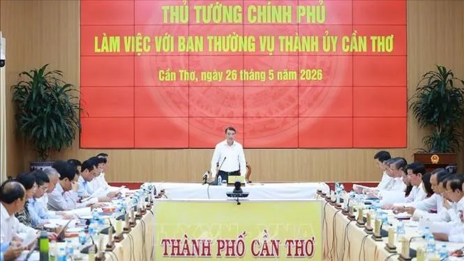 Thủ tướng Lê Minh Hưng: Cần Thơ cần chú trọng nghiên cứu các cơ chế đặc thù để thúc đẩy phát triển toàn diện