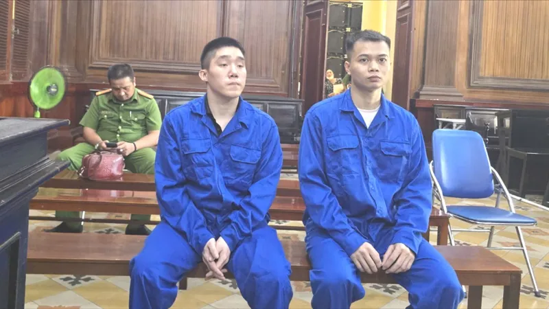 Các bị cáo tại tòa