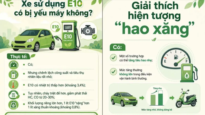 Cẩm nang về xăng E10 do Bộ Công thương hướng dẫn