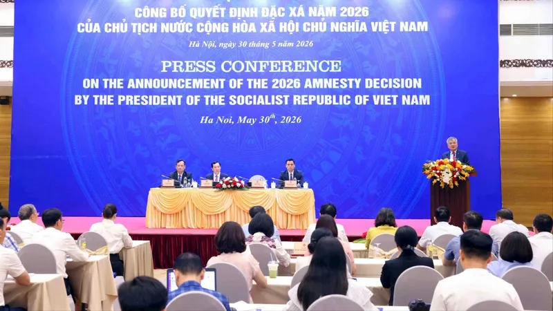 Gần 10.000 phạm nhân được đặc xá năm 2026