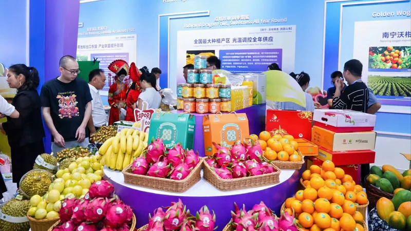 Trái cây ASEAN hội tụ tại Quảng Tây