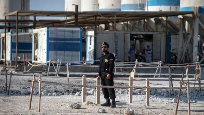 Nhà máy điện hạt nhân Bushehr phía Nam Iran. Ảnh: XINHUA 