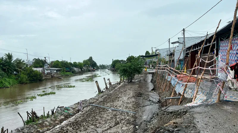 Một số điểm sạt lở trên địa bàn tỉnh An Giang trong thời gian qua