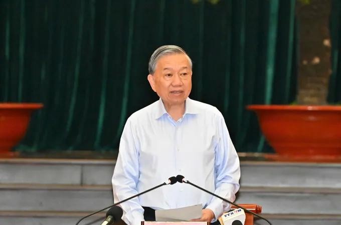 General Secretary and State President holds working session with HCMC leaders