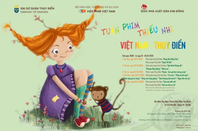 Vietnam-Sweden children’s film week debuts