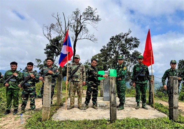 Vietnam, Laos conduct joint patrol to safeguard border security
