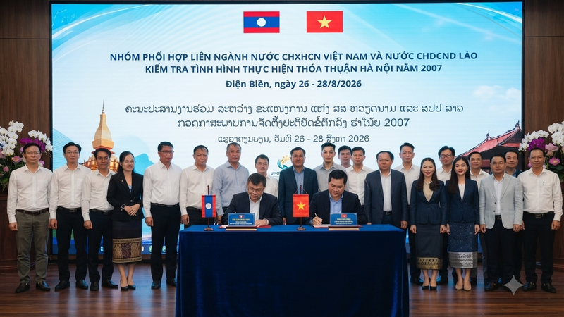 Vietnam–Laos coordination group reviews 2007 Hanoi Agreement implementation