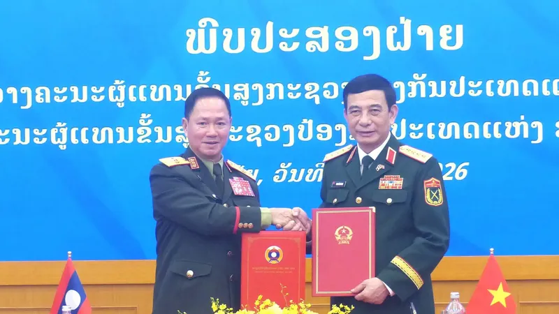 Vietnam and Laos sign 2027 defense cooperation plan in Hanoi