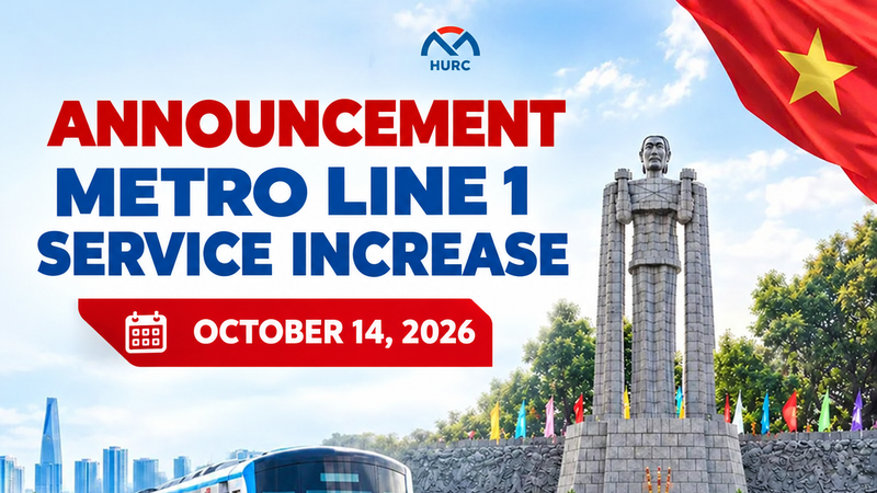 Metro Line 1 increases trips to serve people paying tribute to martyrs