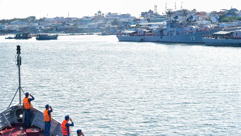 Vietnamese navy ship safely returns after multilateral naval exercise in India
