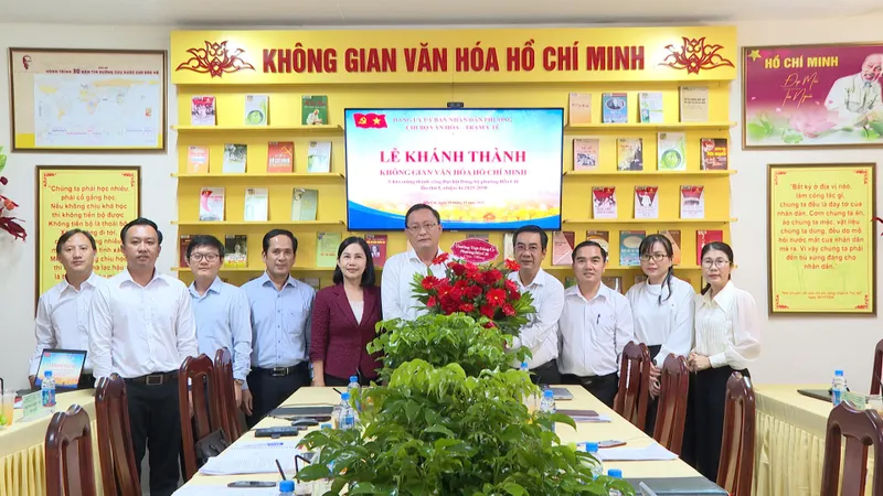Phường Bến Cát ra mắt "Không gian văn hóa Hồ Chí Minh"
