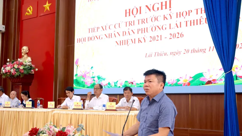 Cử tri kiến nghị nhiều vấn đề dân sinh, giao thông, môi trường