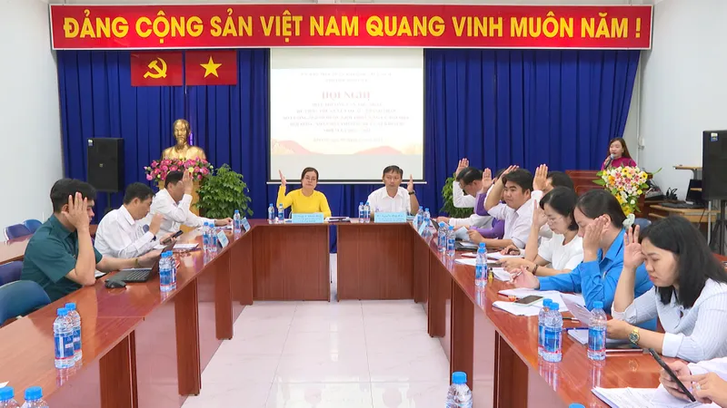 Bến Cát (TPHCM): Hiệp thương, giới thiệu 51 người ứng cử đại biểu HĐND