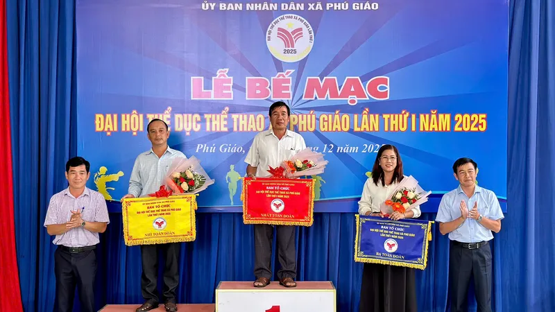 Xã Phú Giáo tổ chức thành công Đại hội Thể thao lần thứ I năm 2025