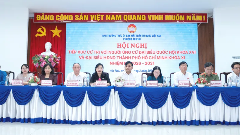 Những người tham gia ứng cử đại biểu Quốc hội khóa XVI và HĐND TPHCM nhiệm kỳ 2026-2031