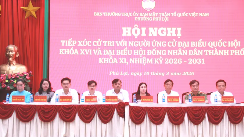 Cử tri phường Phú Lợi quan tâm công tác phòng, chống ma túy và chính sách dân sinh
