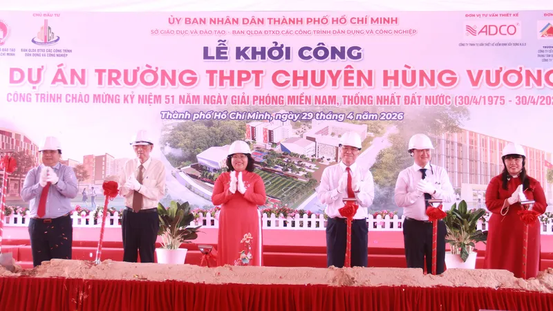 750 tỷ đồng xây mới Trường THPT chuyên Hùng Vương