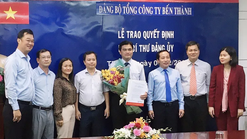 Đồng chí Hoàng Tâm Hòa làm Phó Bí thư Đảng ủy Tổng Công ty Bến Thành 