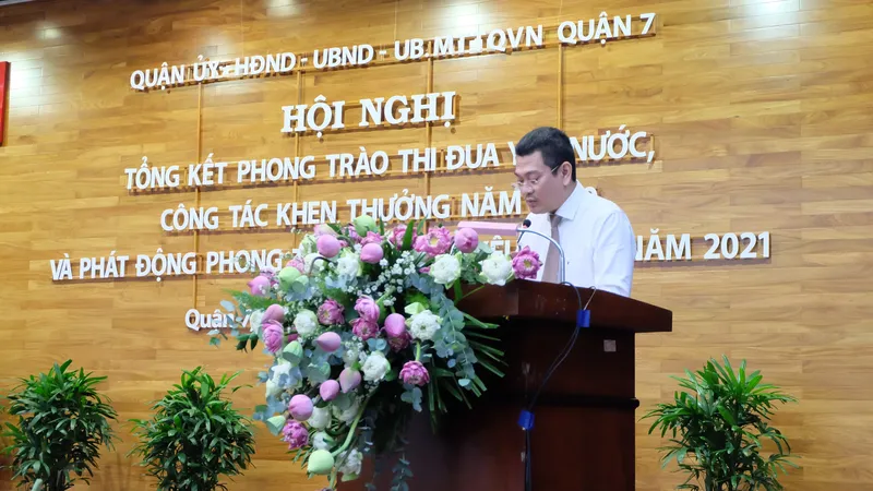 Quận 7 phát động phong trào thi đua yêu nước với 7 nhóm nhiệm vụ