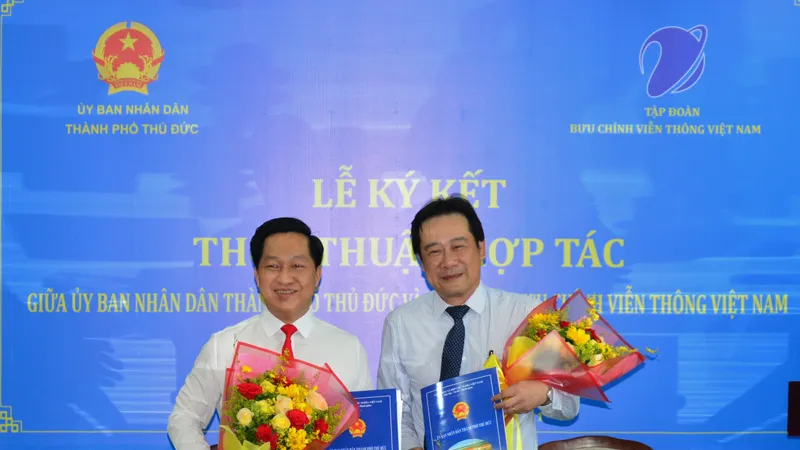 VNPT cam kết hỗ trợ TP Thủ Đức xây dựng đô thị thông minh