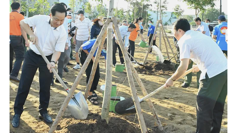 TP Thủ Đức phát động trồng cây xanh đợt 2 năm 2021