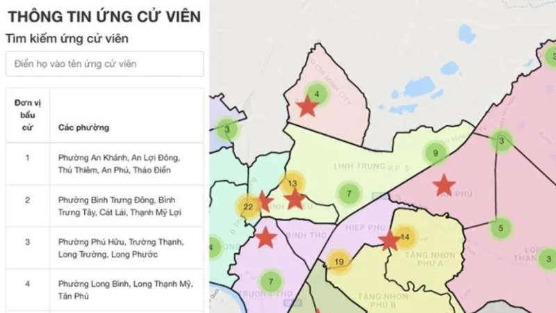 TP Thủ Đức ra mắt chuyên trang điện tử về bầu cử