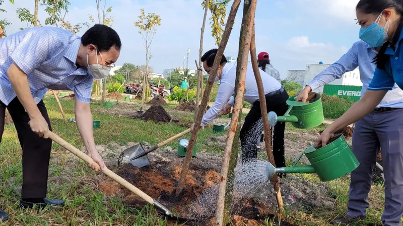 TP Thủ Đức phát động trồng cây xanh