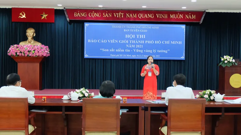 53 thí sinh tranh tài tại hội thi báo cáo viên giỏi năm 2021