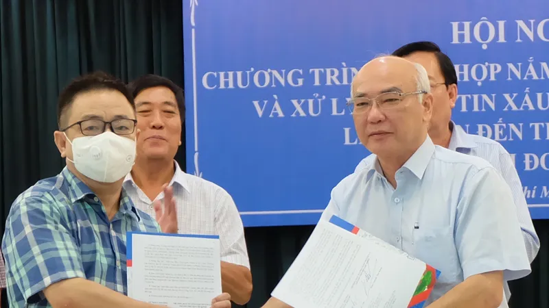 Phối hợp đấu tranh, xử lý thông tin trên không gian mạng