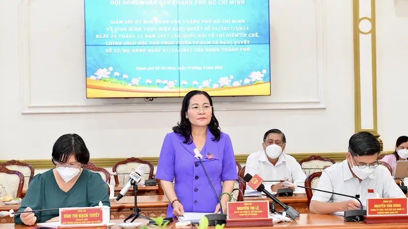 TPHCM kiến nghị tiếp tục được thực hiện cơ chế, chính sách đặc thù