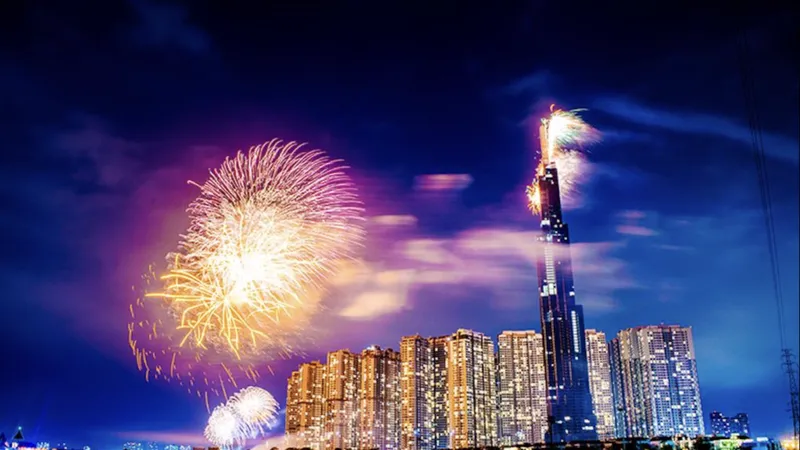 Tết Dương lịch 2023, TPHCM bắn pháo hoa ở 2 địa điểm