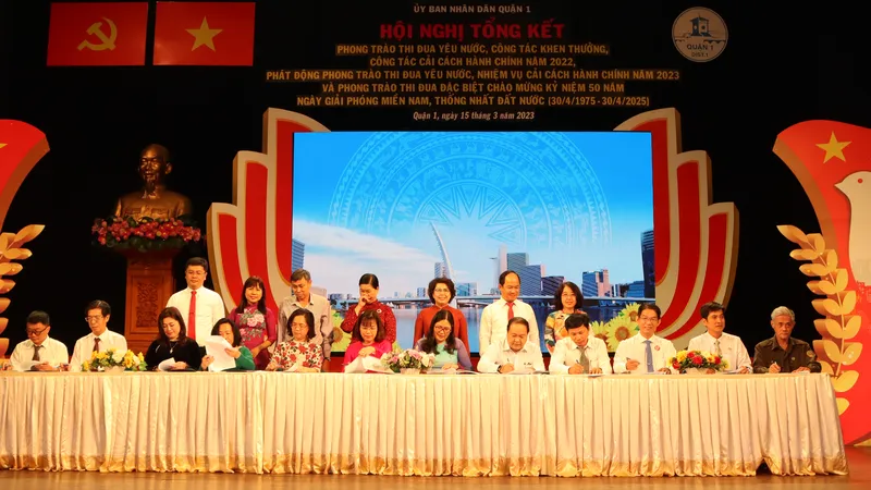 Quận 1 thực hiện 50 công trình thi đua nhằm kỷ niệm 50 năm Ngày Giải phóng miền Nam, thống nhất đất nước