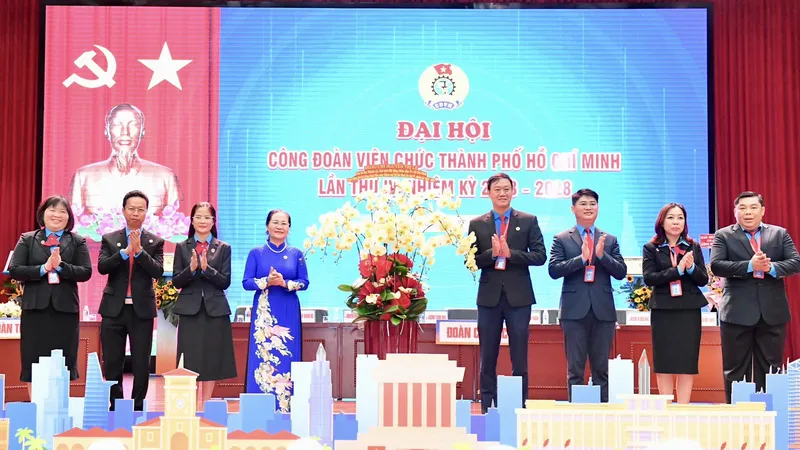 Đại hội Công đoàn viên chức TPHCM lần thứ IV, nhiệm kỳ 2023-2028: Tiên phong, xung kích với các nhiệm vụ trọng tâm của thành phố