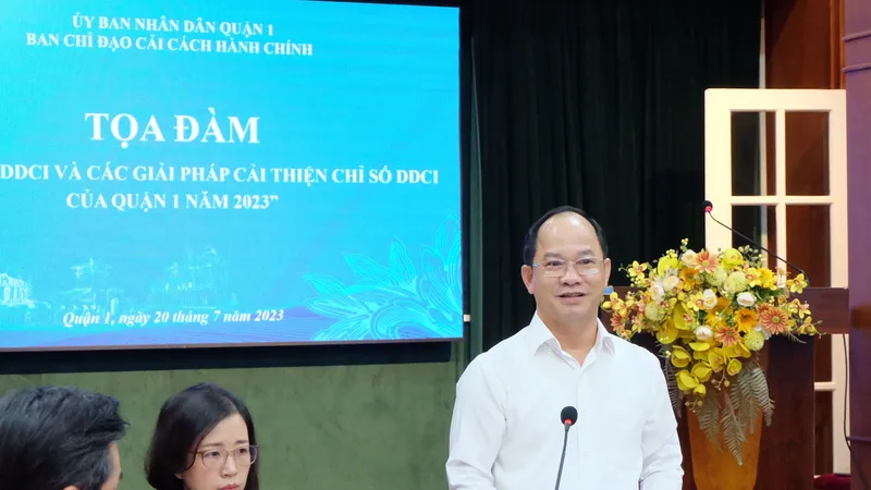 Quận 1: Năng lực quản lý của người đứng đầu căn cứ theo DDCI