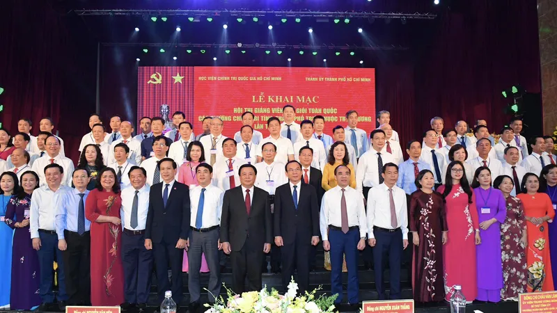 Khai mạc Hội thi Giảng viên dạy giỏi toàn quốc các trường chính trị